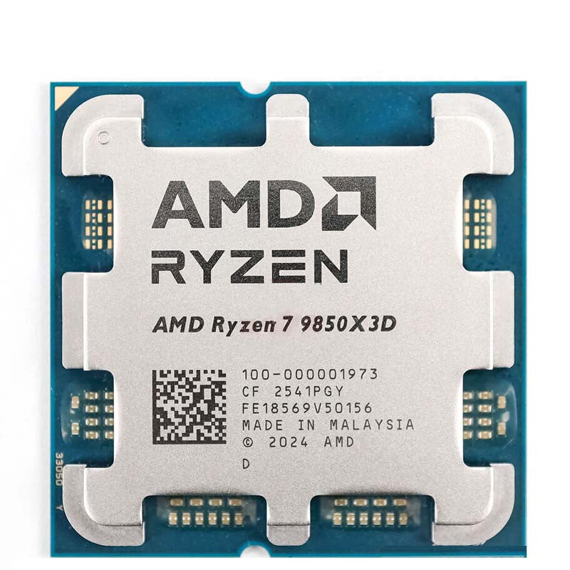 AMD Ryzen 7 9850X3D processor – set ovenfra