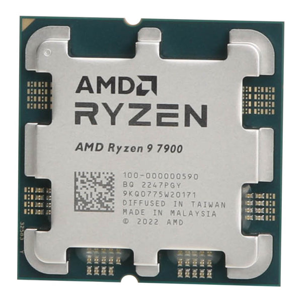 AMD Ryzen 9 7900 – AM5 processor – Boxed uden køler