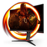 AOC Gaming CQ27G2U/BK 27 2560 x 1440 VGA (HD-15) HDMI DisplayPort 144Hz Pivot Skærm AOC