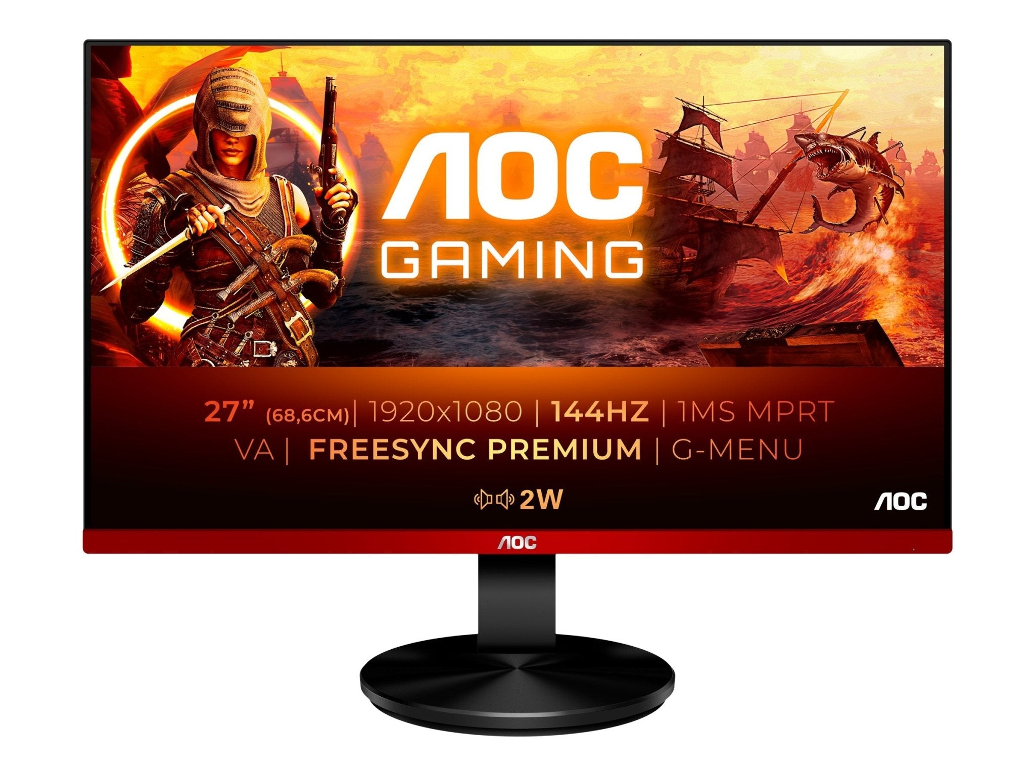 AOC Gaming G2790VXA 27" 1920 x 1080 (Full HD) HDMI DisplayPort 144Hz AOC