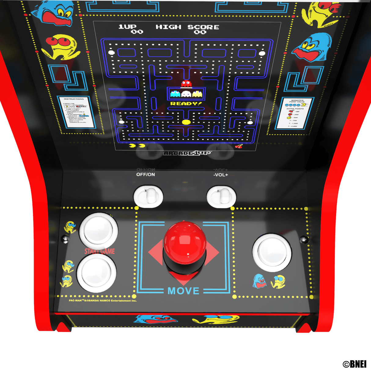 ARCADE 1 UP 2022 COUNTER CADE 1 PLAYER PAC-MAN Arcade1Up