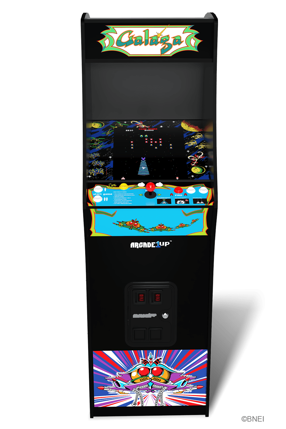 ARCADE 1 UP GALAGA DELUXE ARCADE MACHINE Arcade1Up