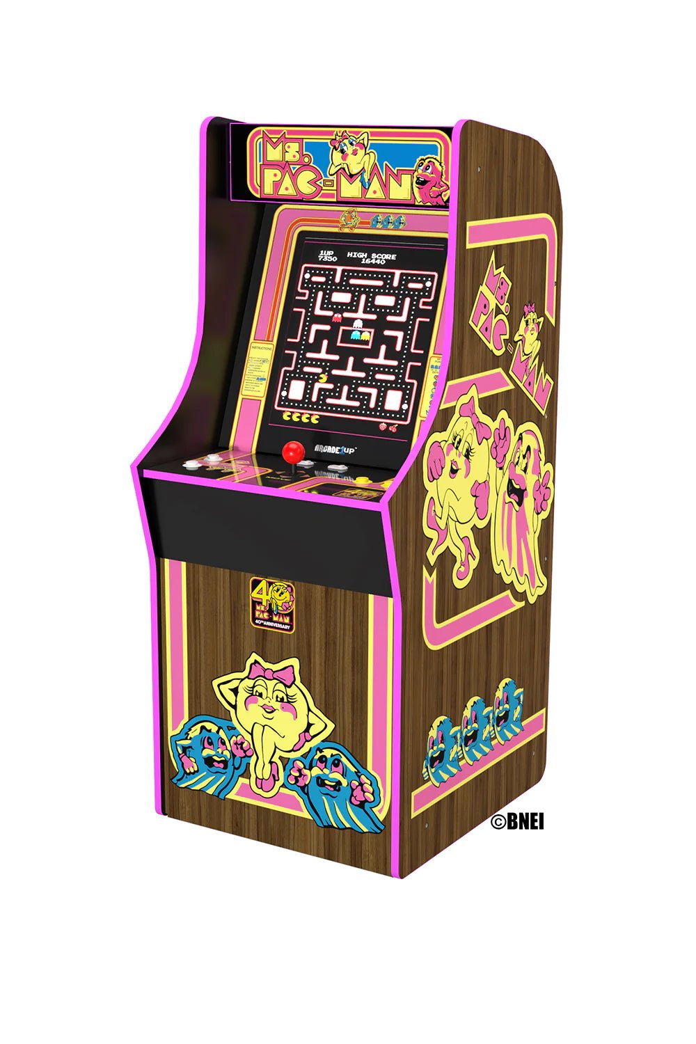 ARCADE 1 Up Ms. Pac-Man 40th Anniversary Arcade Machine Arcade1Up