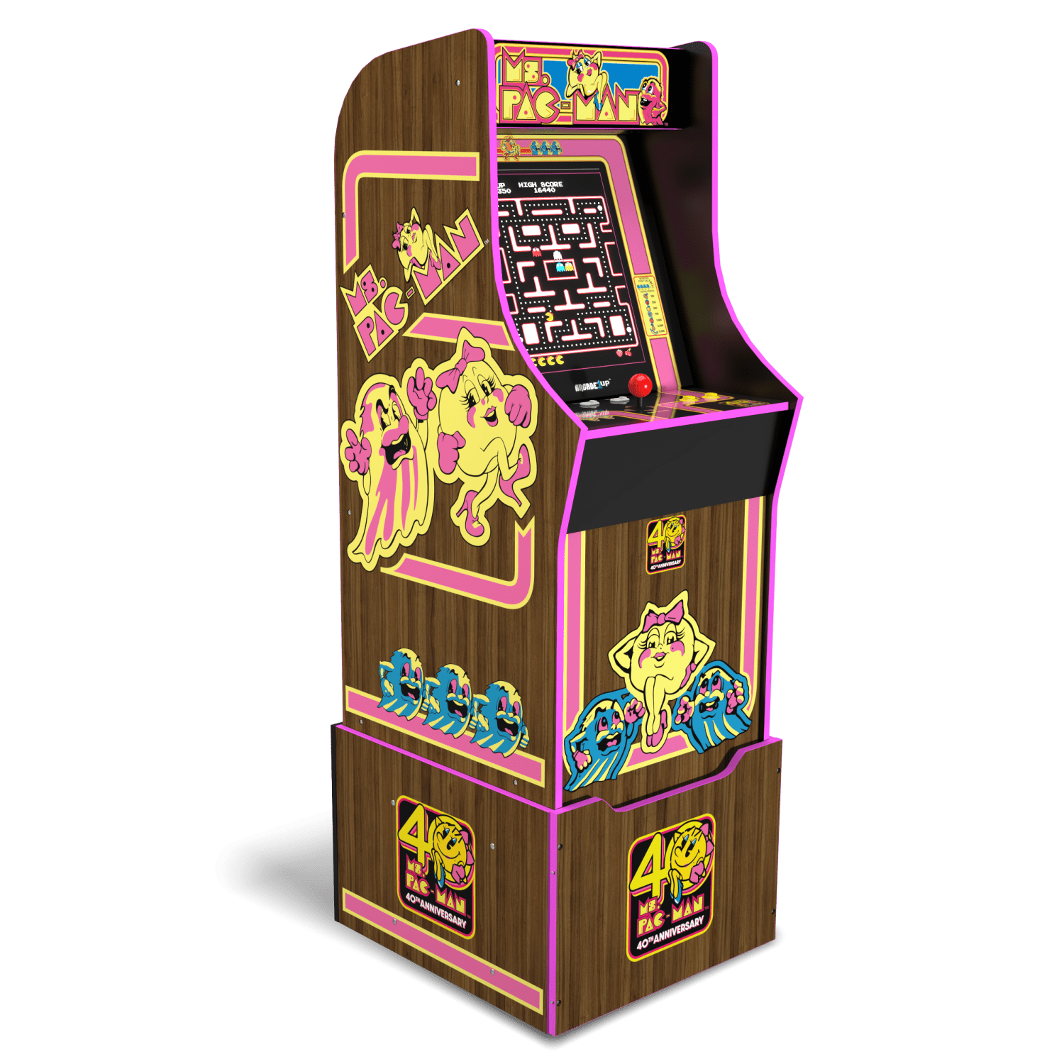 ARCADE 1 UP MS. PAC-MAN 40TH ANNIVERSARY ARCADE MACHINE Arcade1Up