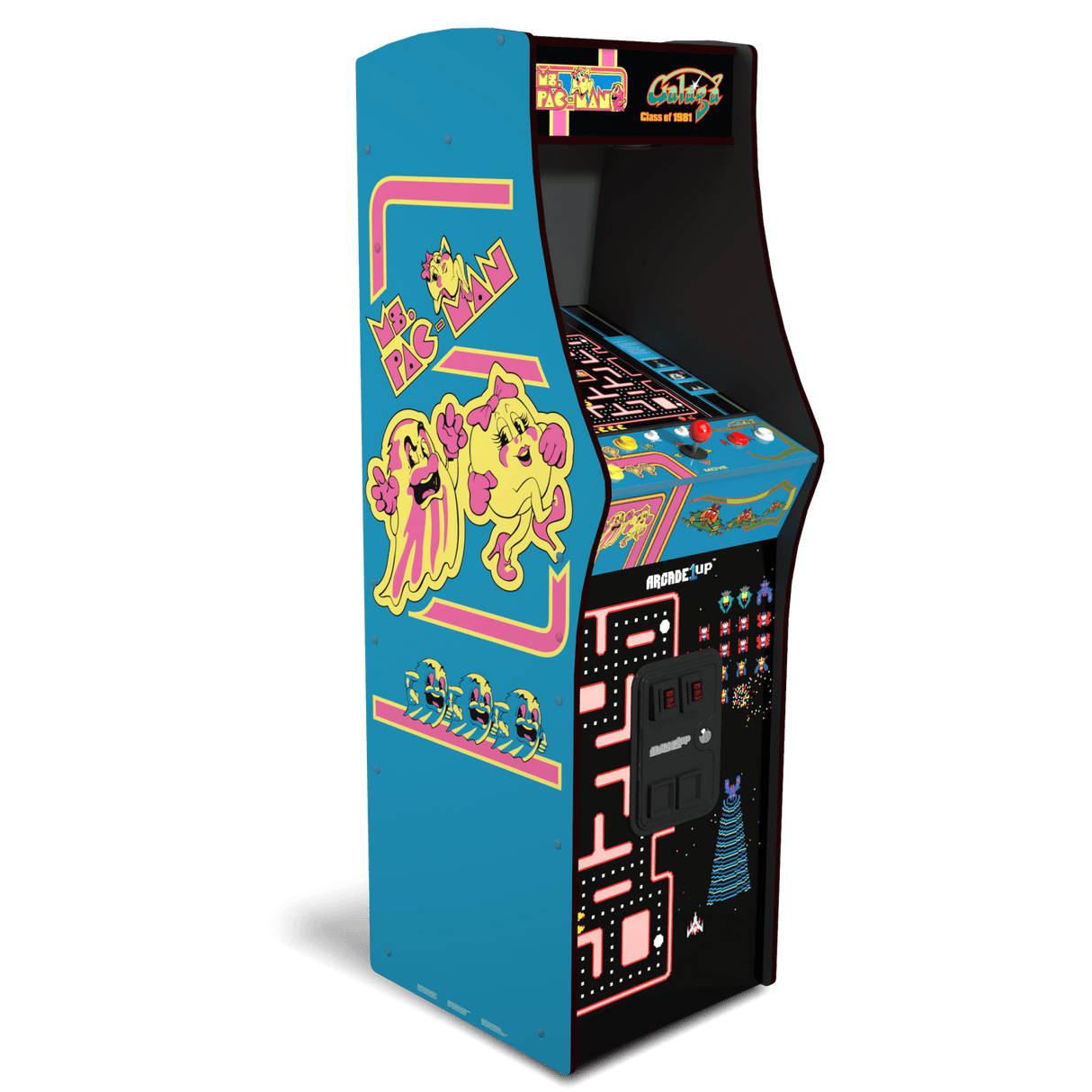 ARCADE 1 UP MS. PAC-MAN VS GALAGA CLASS OF 81 DELUXE ARCADE MACHINE Arcade1Up