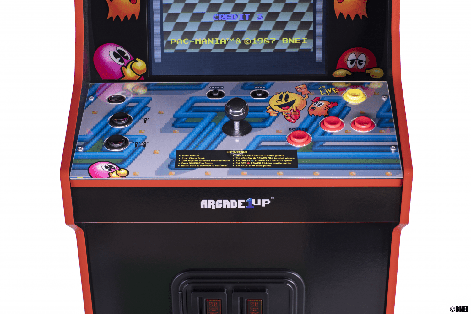 ARCADE 1 UP PAC-MANIA LEGACY 14-IN-1 WIFI ENABLED ARCADE MACHINE Arcade1Up