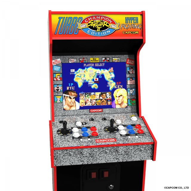 ARCADE 1 UP STREET FIGHTER LEGACY 14-IN-1 WIFI ENABLED ARCADE MACHINE Arcade1Up