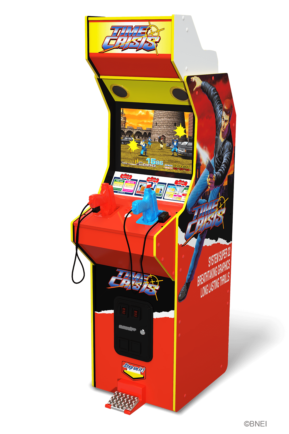 ARCADE 1 UP TIME CRISIS DELUXE ARCADE MACHINE Arcade1Up