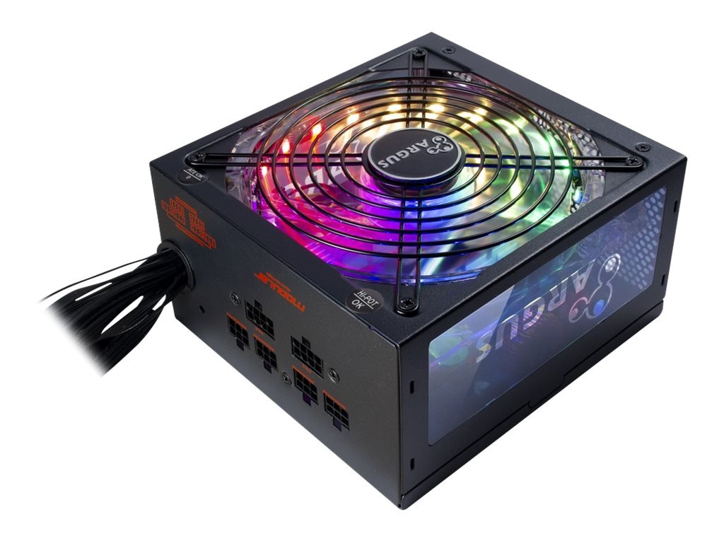 Argus RGB-650W CM II Strømforsyning 650Watt Inter-Tech