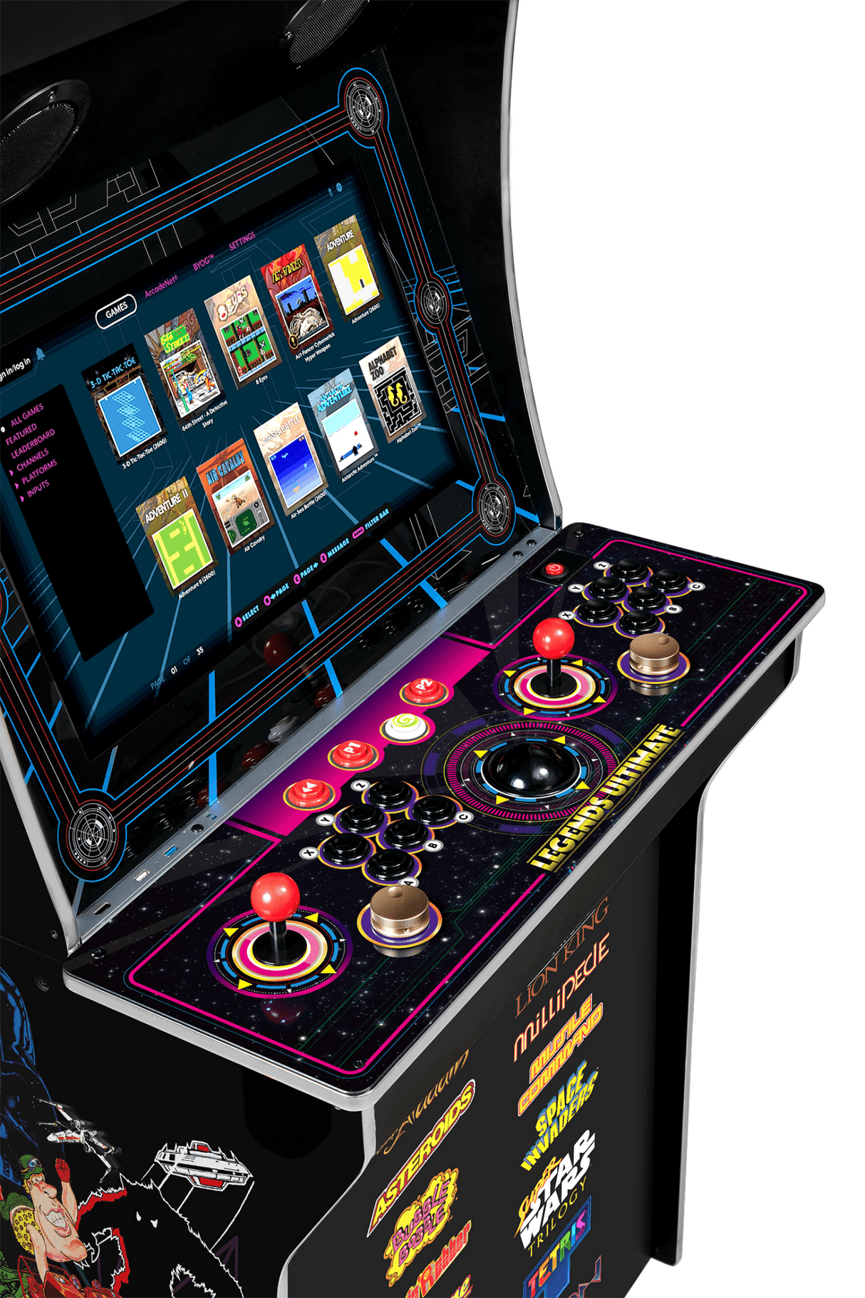 Arkademaskine - AtGames Legends Ultimate Arcade 1.1 (300 spil) incl Pinball Kit AtGames