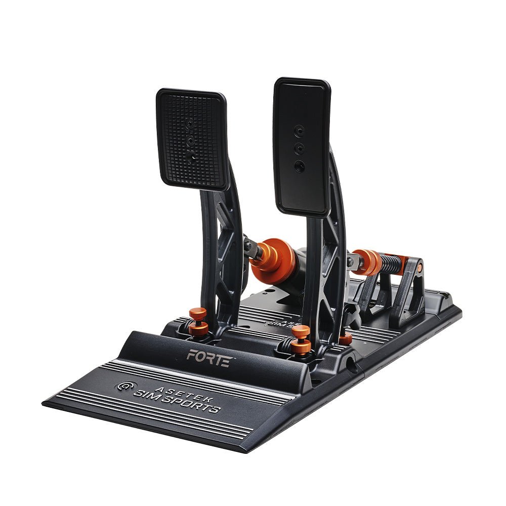 pedal bremse Asetek Forte Sim Racing Pedale Bremse und Gas – Kostenloser Versand ab 899  NOK bei Geekd
