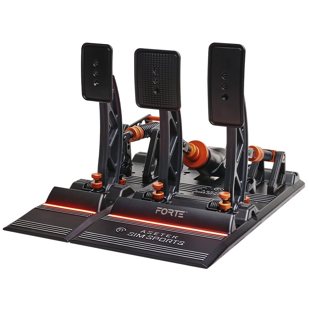 Asetek Forte Sim Racing Pedals Brake and Throttle Asetek