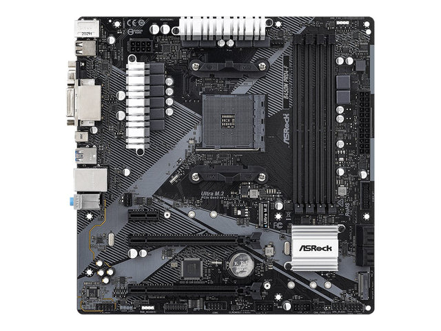 ASRock B450M Pro4-F R2.0 Micro-ATX  AM4 AMD B450 ASRock