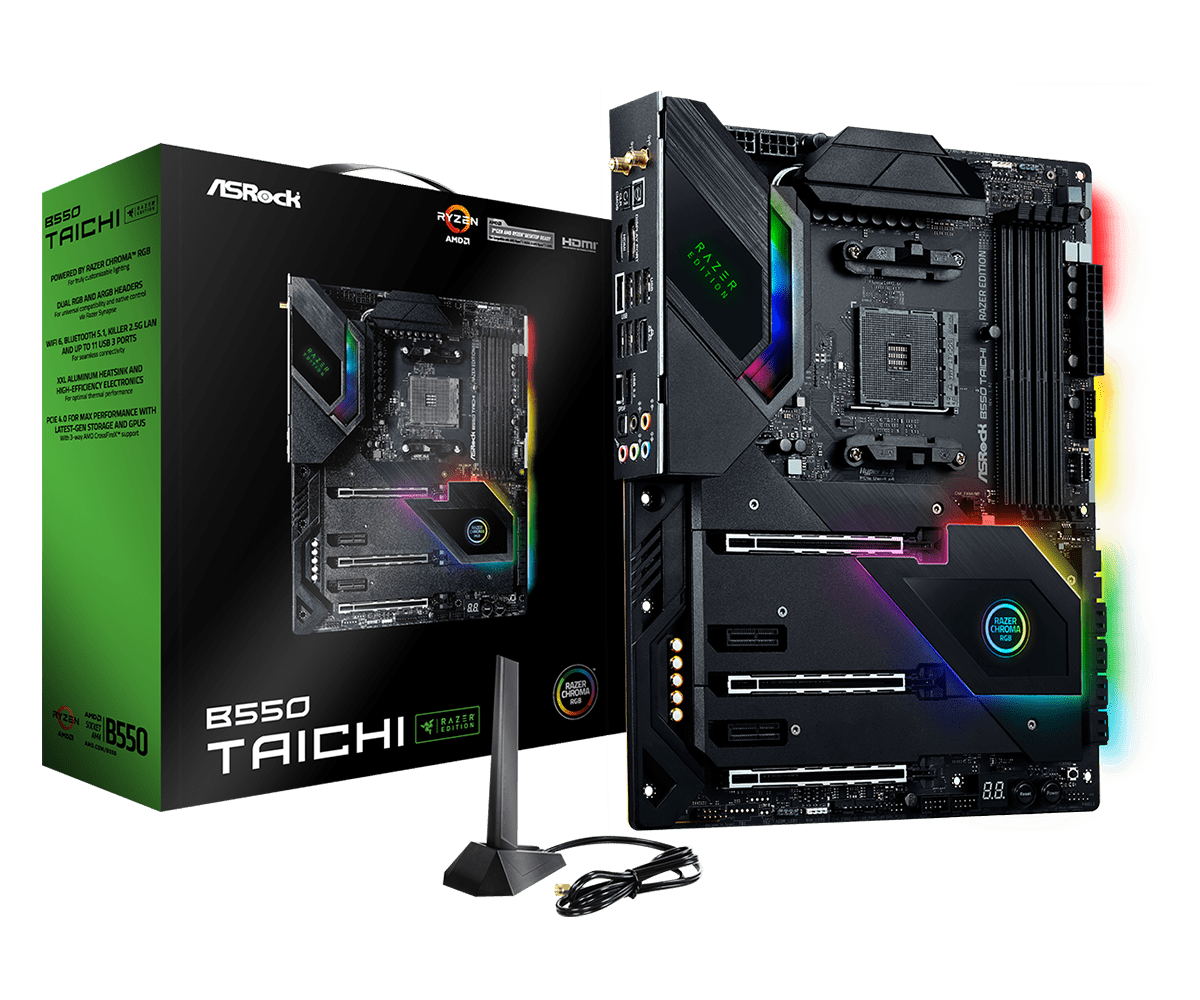 ASRock B550 Taichi ATX  AM4 AMD B550 ASRock