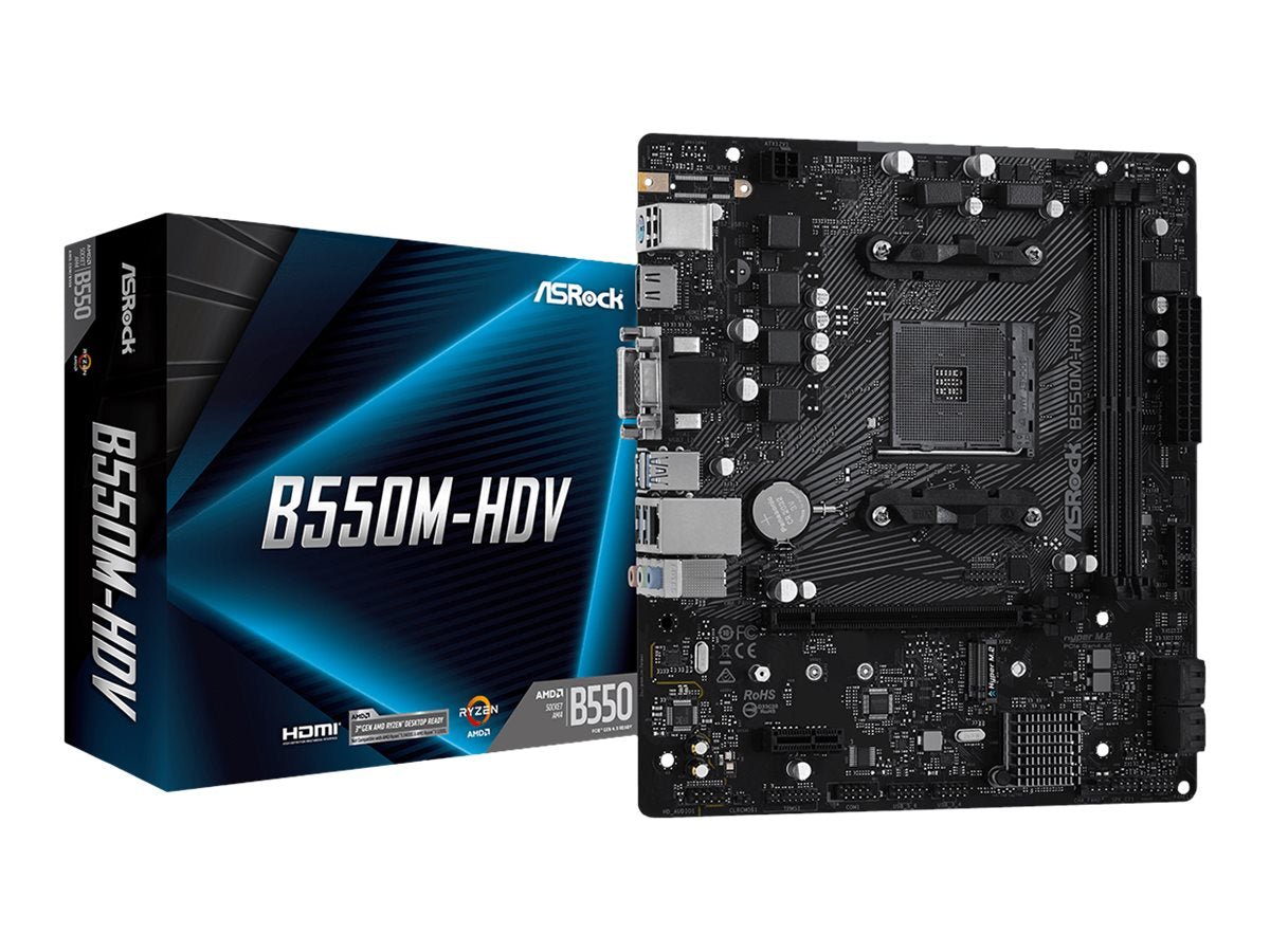 ASRock B550M-HDV Micro-ATX AM4 AMD B550 ASRock