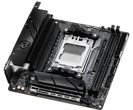 ASRock B650I LIGHTNING WIFI - Bundkort - Socket AM5 - USB 3.2 Gen 1 - onboard grafik (CPU påkrævet) retail ASRock