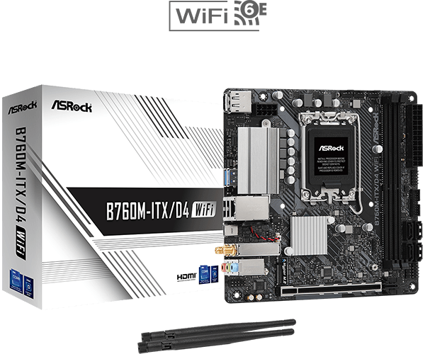 ASRock - B760M-ITX/D4 WIFI Asrock