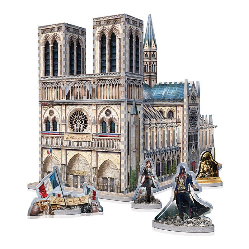 Assassin's Creed - Notre Dame 3D - Puslespil WREBBIT