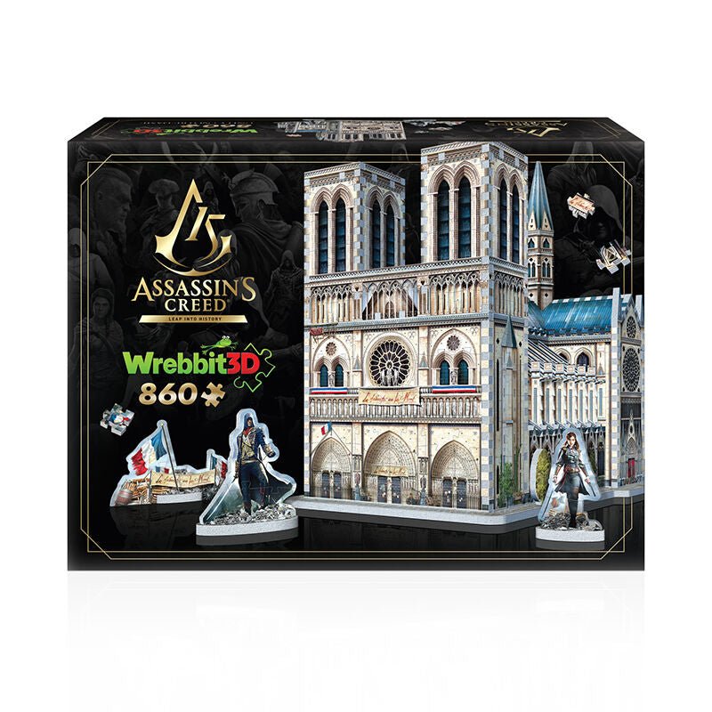 Assassin's Creed - Notre Dame 3D - Puslespil WREBBIT