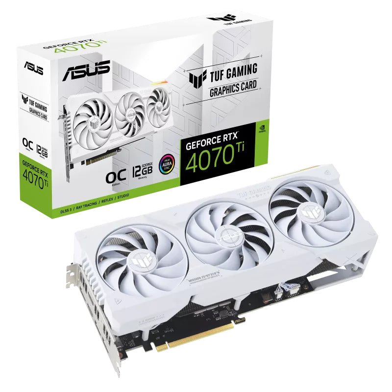 ASUS GeForce RTX 4070 TI 12GB TUF OC GAMING WHITE Edition Asus