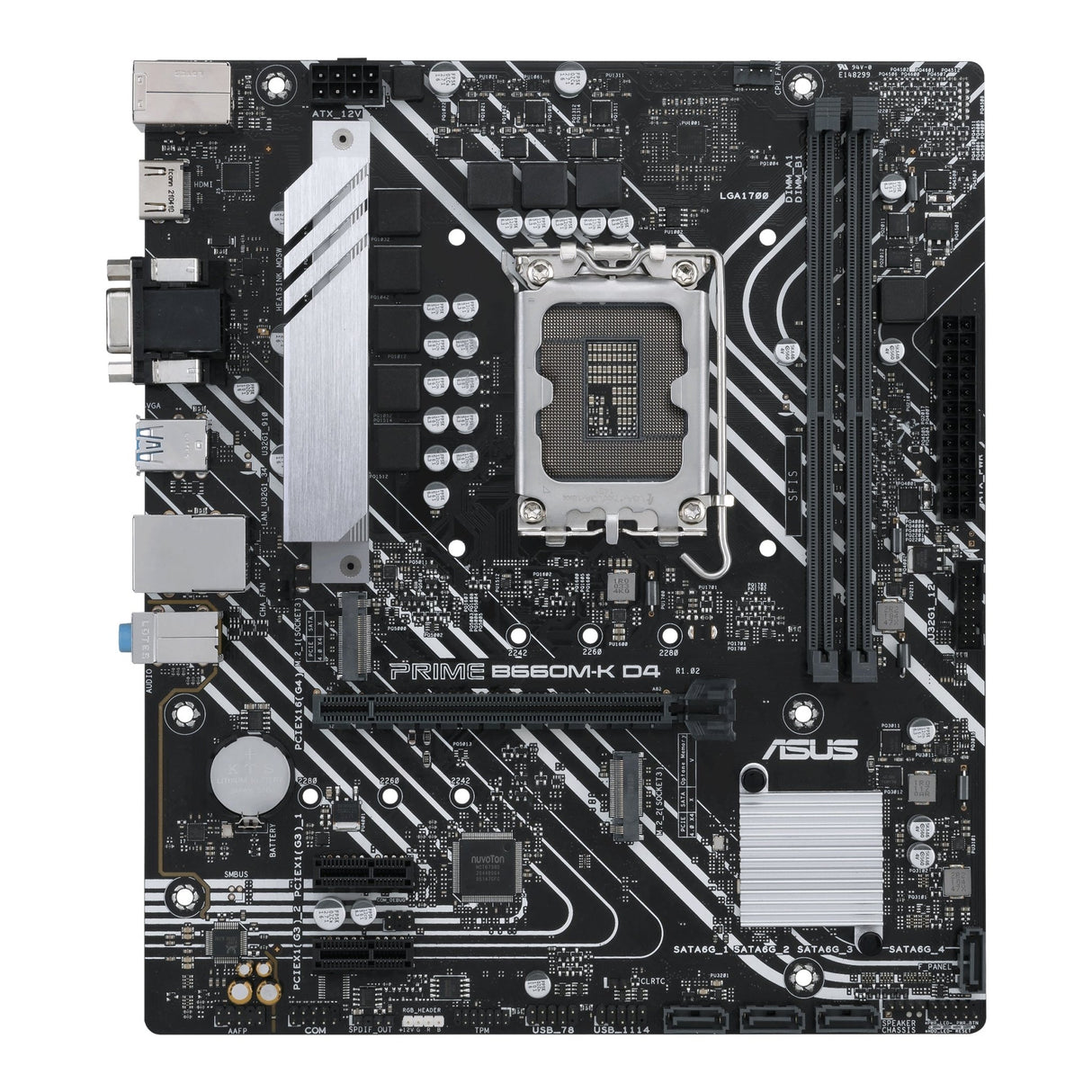 ASUS PRIME B660M-K D4 (mATX, B660, LGA 1700, DDR4) Asus