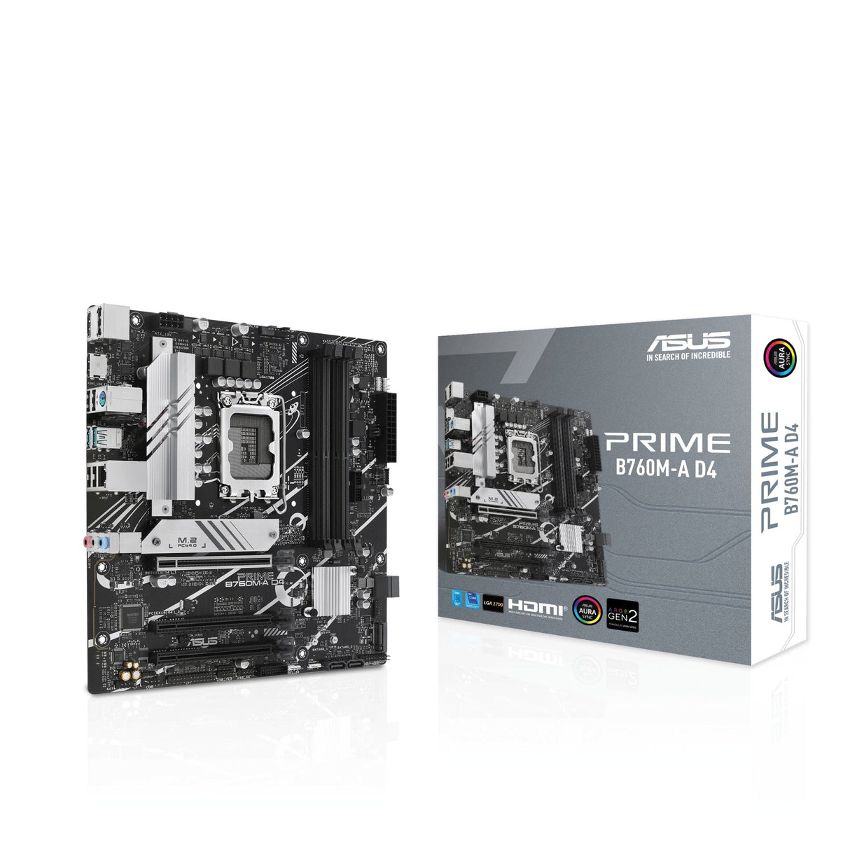 ASUS PRIME B760M-A D4 (mATX, B760, LGA 1700, DDR4) Asus