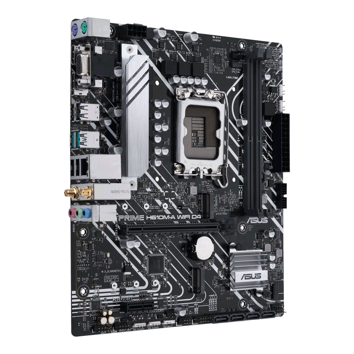 ASUS PRIME H610M-A WIFI D4 (mATX, H610, LGA 1700, DDR4) Asus