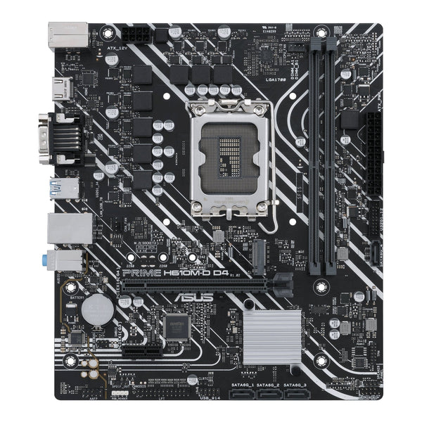 ASUS PRIME H610M-D D4 (mATX, H610, LGA 1700, DDR4) - Motherboard