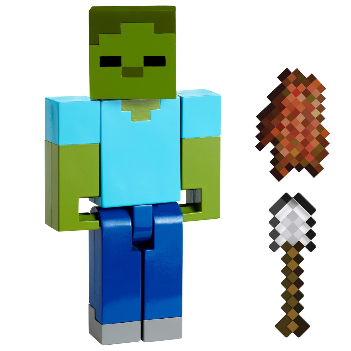 Minecraft - Biome Builds - 8cm Asst Figure - Zombie  (JCN44) Minecraft
