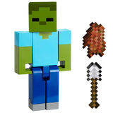 Minecraft - Biome Builds - 8cm Asst Figure - Zombie  (JCN44) Minecraft