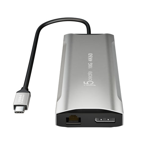 j5create JCD397-N – USB-C mini-dock til tre skærme – Netværksstik og HDMI