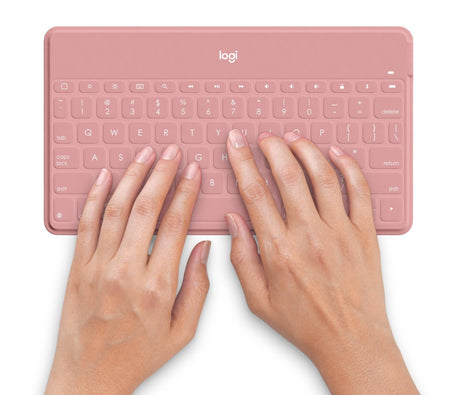 Logitech - Keys-To-Go - Pink (Nordic)