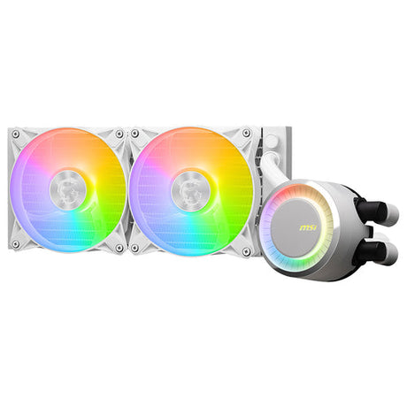 MSI MAG CORELIQUID E240 White 240mm – CPU-køler – Hvid