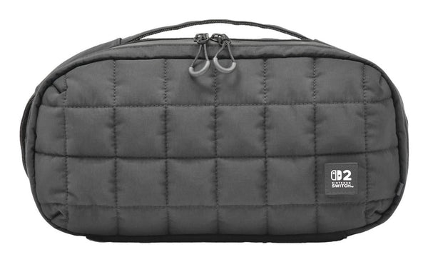 HORI Puff Pouch – sort – mellemstørrelse – Nintendo Switch 2