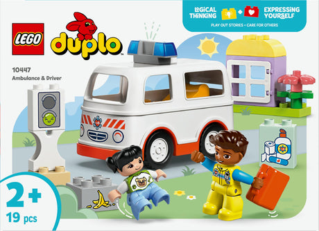 LEGO 10447 DUPLO Town ambulance with driver LEGO