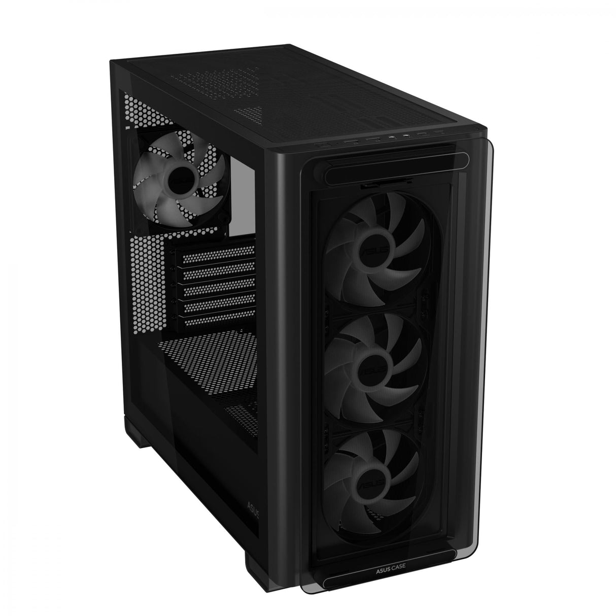 ASUS A23 PLUS Tempered Glass ARGB mATX Case - Black ASUS