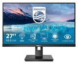 Philips S-line 275S1AE 27 2560 x 1440 (2K) DVI HDMI DisplayPort 75Hz Pivot Skærm Philips