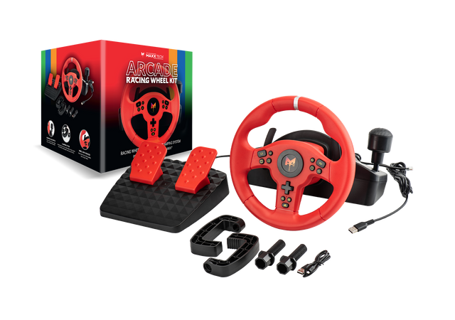 Maxx Tech - Arcade Racing Wheel Kit – produktbillede