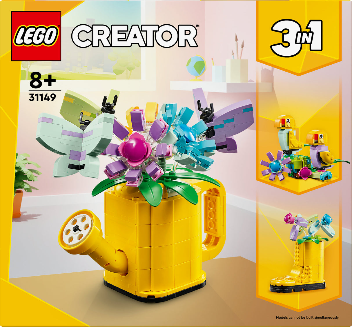 LEGO 31149 Creator 3-in-1 Watering Can with Flowers Construction Toy LEGO