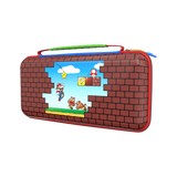 Turtle Beach PlayTrek – Switch 2-etui – Mario Bricks – rejseetui med Mario Bricks-motiv skråt forfra