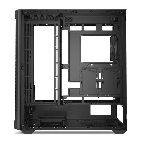 Sharkoon AK4 RGB Strip ATX-kabinet – sort, metalside, BTF