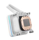 ASUS PRIME SLC II 360 ARGB LCD WHT – nærbillede af produktets detaljer (vinkel 7)