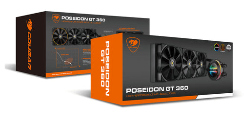 COUGAR Poseidon-GT 360, sort AIO-vandkøler – produktdetalje