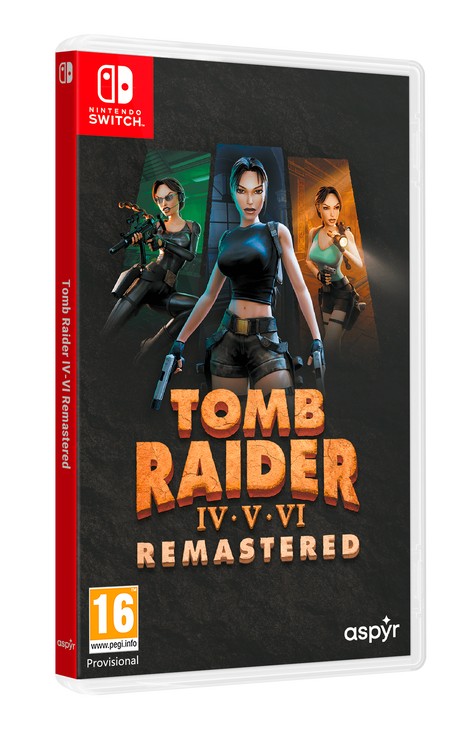 Tomb Raider IV-VI Remastered Starring Laracroft – Nintendo Switch – spilomslag