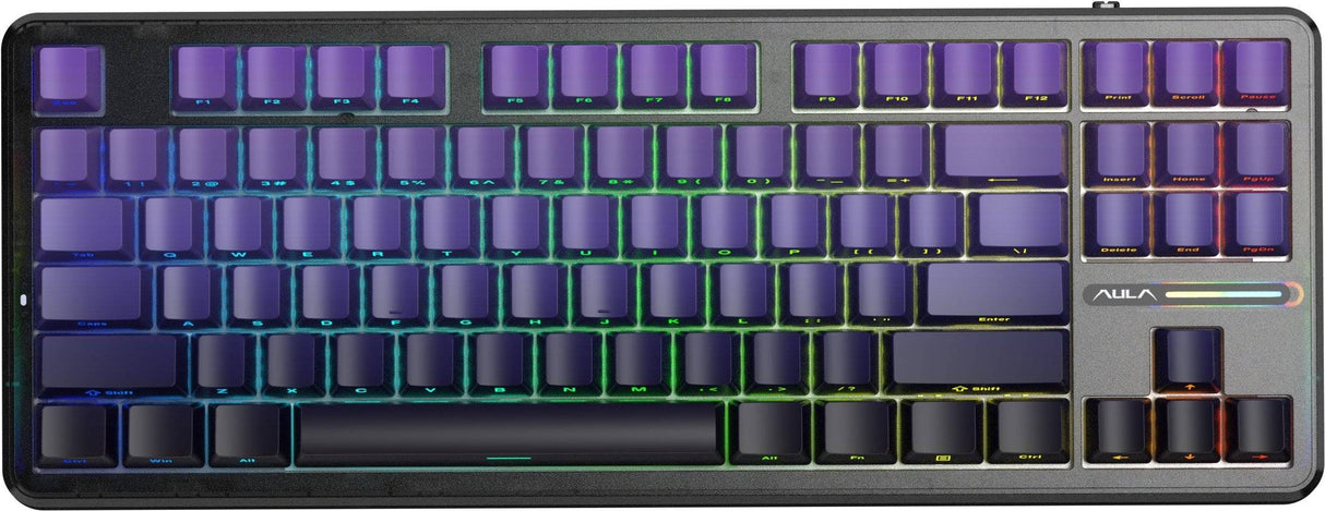 Aula F87 Pro GrayWood V4 - Gaming Tastatur