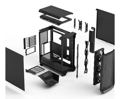 Midi Fractal Design Meshify 3 Black Solid Fractal design