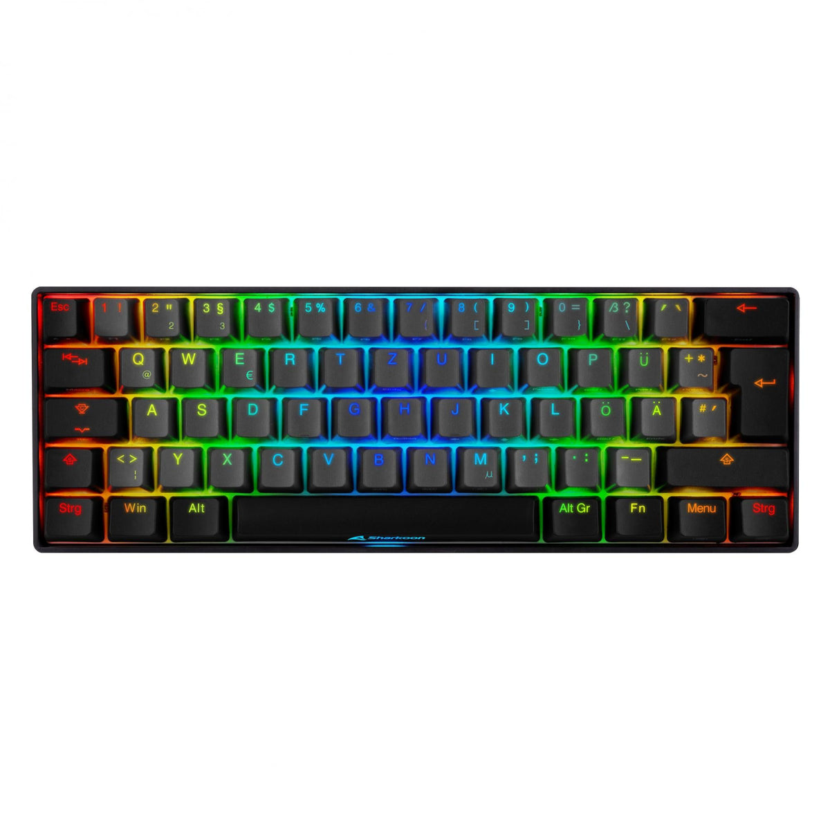 Sharkoon SKILLER SAC20 S4, keycap (black, 61 pieces, ISO layout (DE), for SKILLER SGK50 S4) Sharkoon