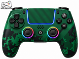 Deep Explorer Pro RGB Camo Green – grøn camouflage controller til PS5 – forside