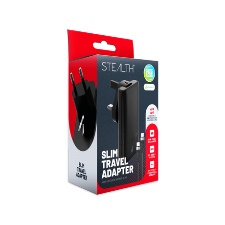 Stealth - Slim Travel Adapter - Switch, OLED, Lite, Switch 2 – produktbillede