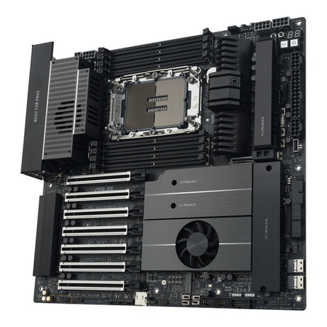 ASUS Pro WS W890E-SAGE SE – bundkort set fra modsat skrå vinkel